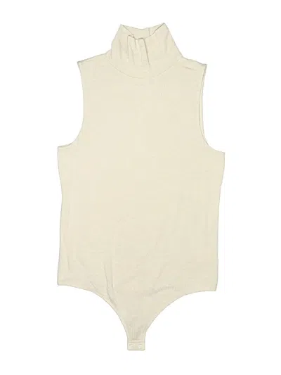 Pre-owned Express Outlet Bodysuit In Ivory