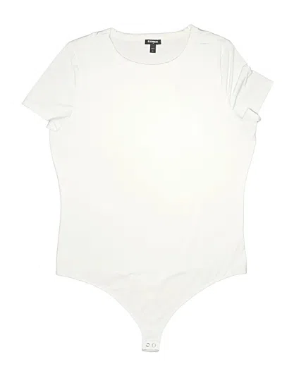 Pre-owned Express Outlet Bodysuit In Ivory