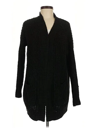 Pre-owned Express Outlet Cardigan Sweater In Black