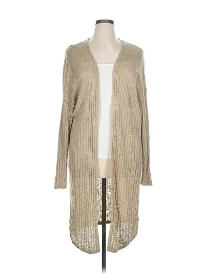 Pre-owned Express Outlet Cardigan Sweater In Brown