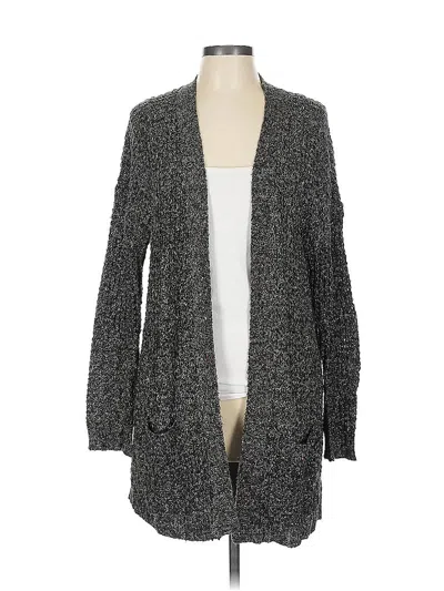 Pre-owned Express Outlet Cardigan Sweater In Gray