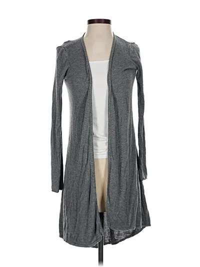 Pre-owned Express Outlet Cardigan Sweater In Gray