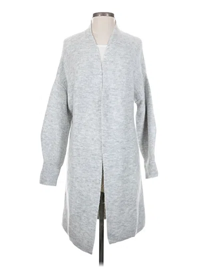 Pre-owned Express Outlet Cardigan Sweater In Gray