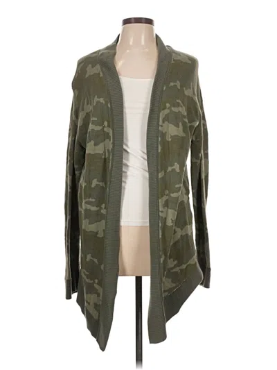 Pre-owned Express Outlet Cardigan Sweater In Green