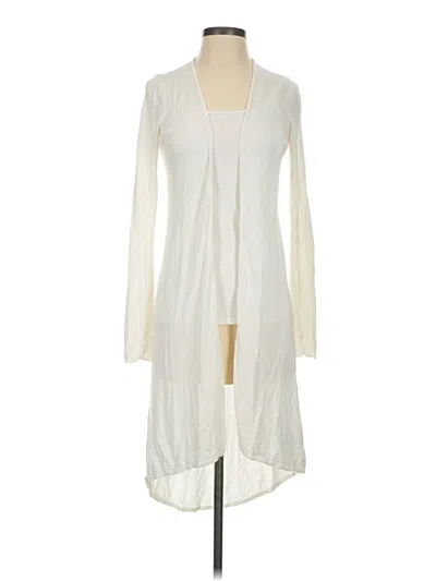 Pre-owned Express Outlet Cardigan Sweater In Ivory