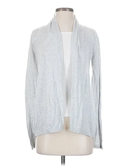 Pre-owned Express Outlet Cardigan Sweater In Silver