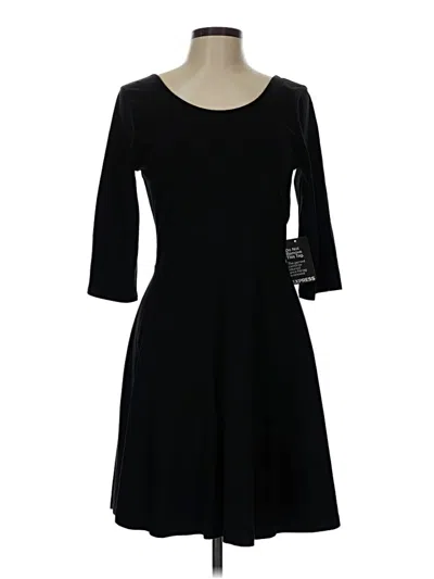 Pre-owned Express Outlet Casual Dress In Black