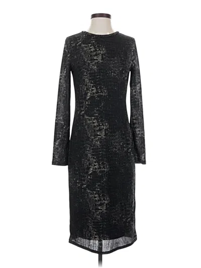 Pre-owned Express Outlet Casual Dress In Black