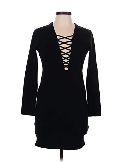 Pre-owned Express Outlet Casual Dress In Black