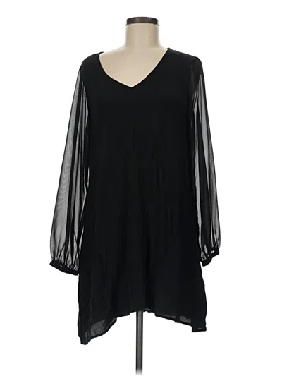 Pre-owned Express Outlet Casual Dress In Black