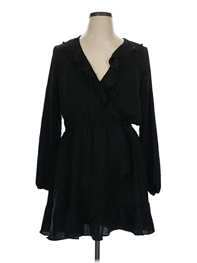 Pre-owned Express Outlet Casual Dress In Black