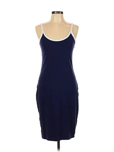 Pre-owned Express Outlet Casual Dress In Blue