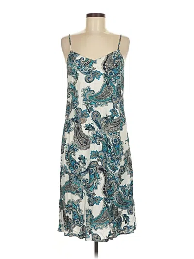 Pre-owned Express Outlet Casual Dress In Blue