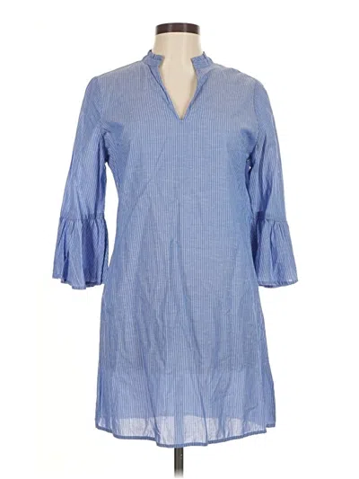 Pre-owned Express Outlet Casual Dress In Blue