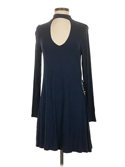 Pre-owned Express Outlet Casual Dress In Blue
