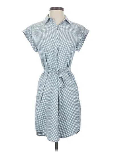 Pre-owned Express Outlet Casual Dress In Blue