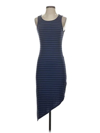 Pre-owned Express Outlet Casual Dress In Blue