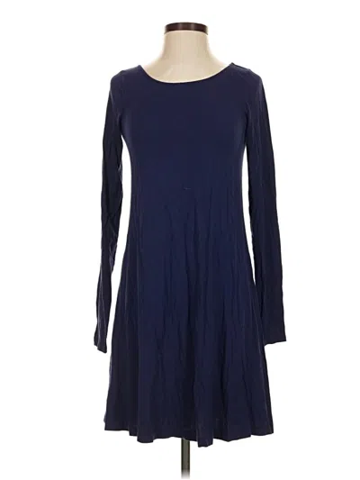 Pre-owned Express Outlet Casual Dress In Blue