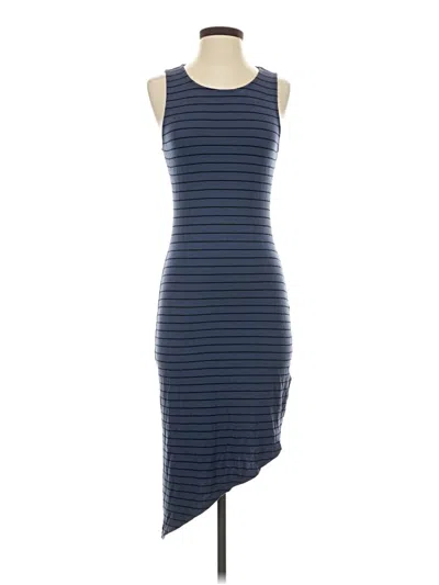 Pre-owned Express Outlet Casual Dress In Blue