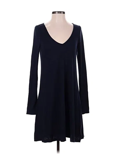 Pre-owned Express Outlet Casual Dress In Blue