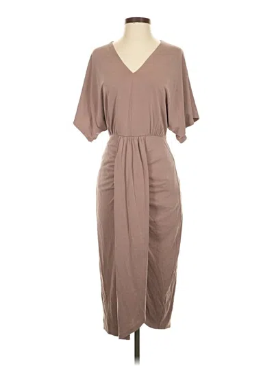 Pre-owned Express Outlet Casual Dress In Brown