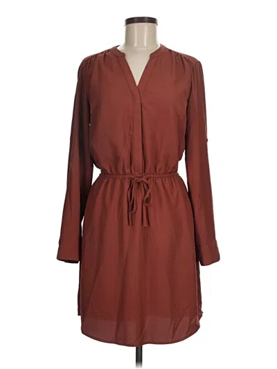 Pre-owned Express Outlet Casual Dress In Brown