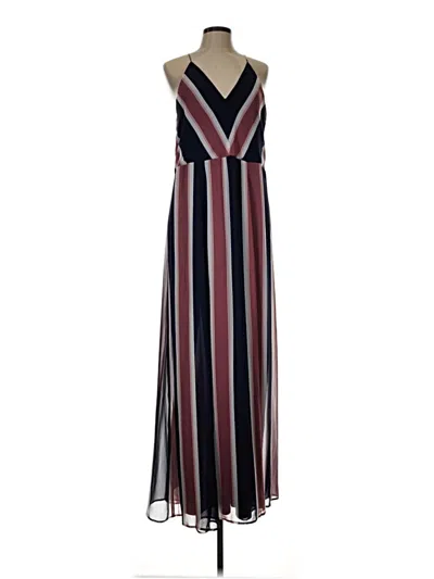 Pre-owned Express Outlet Casual Dress In Burgundy