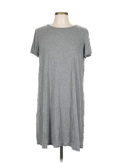 Pre-owned Express Outlet Casual Dress In Gray