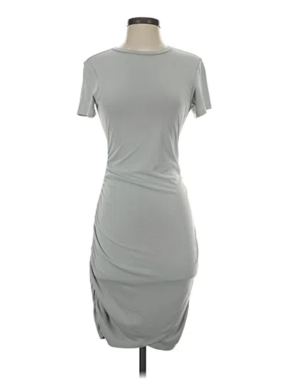 Pre-owned Express Outlet Casual Dress In Gray