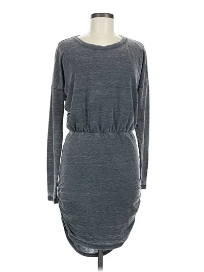 Pre-owned Express Outlet Casual Dress In Gray