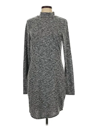 Pre-owned Express Outlet Casual Dress In Gray