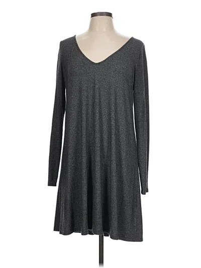 Pre-owned Express Outlet Casual Dress In Gray