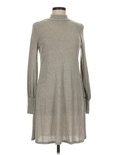 Pre-owned Express Outlet Casual Dress In Gray