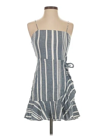 Pre-owned Express Outlet Casual Dress In Gray