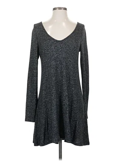 Pre-owned Express Outlet Casual Dress In Gray