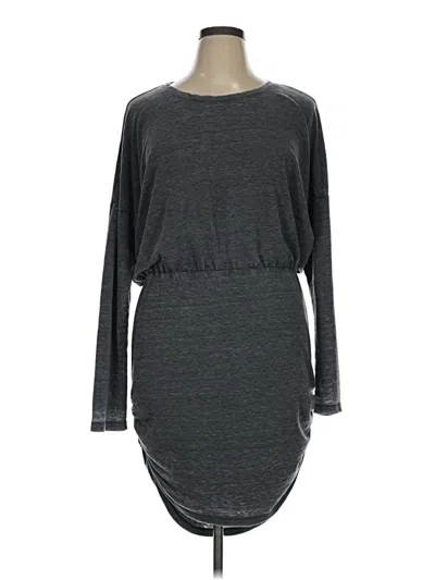 Pre-owned Express Outlet Casual Dress In Gray