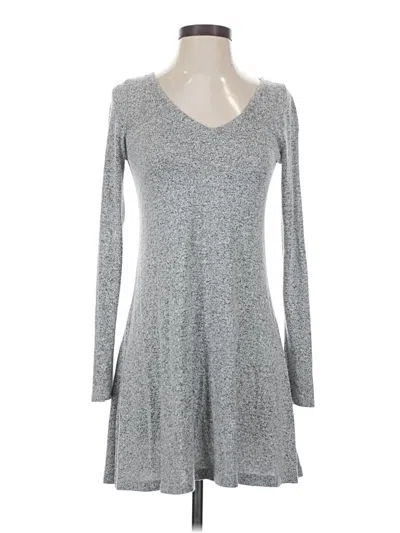 Pre-owned Express Outlet Casual Dress In Gray