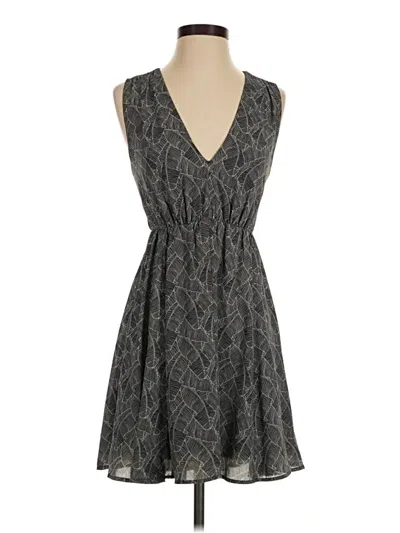 Pre-owned Express Outlet Casual Dress In Gray
