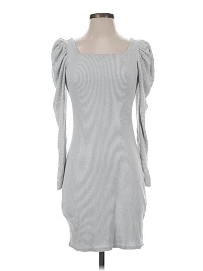 Pre-owned Express Outlet Casual Dress In Gray