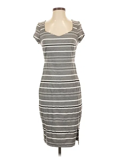 Pre-owned Express Outlet Casual Dress In Gray