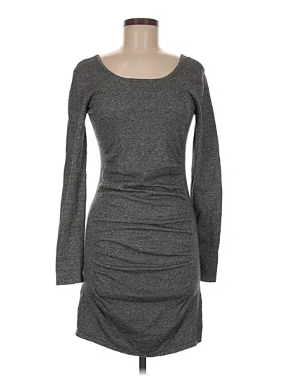 Pre-owned Express Outlet Casual Dress In Gray