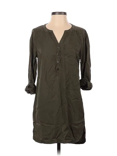 Pre-owned Express Outlet Casual Dress In Green