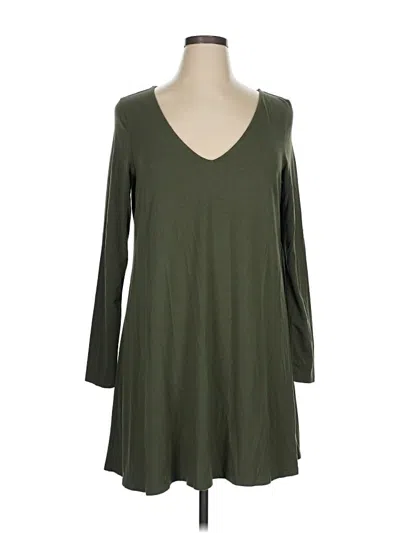 Pre-owned Express Outlet Casual Dress In Green
