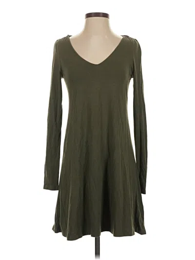 Pre-owned Express Outlet Casual Dress In Green