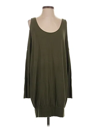Pre-owned Express Outlet Casual Dress In Green