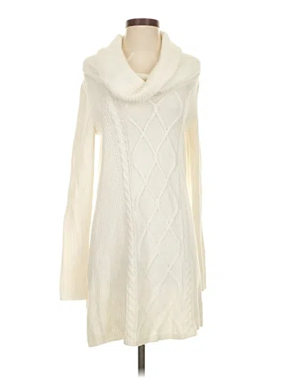 Pre-owned Express Outlet Casual Dress In Ivory