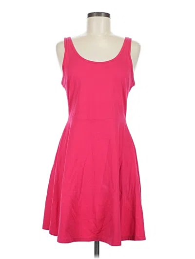 Pre-owned Express Outlet Casual Dress In Pink
