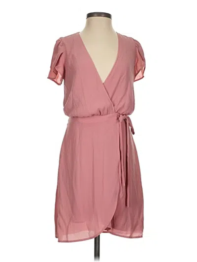Pre-owned Express Outlet Casual Dress In Pink