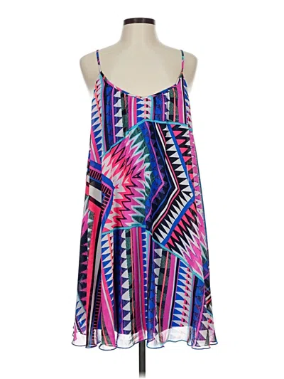 Pre-owned Express Outlet Casual Dress In Purple