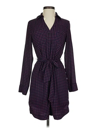 Pre-owned Express Outlet Casual Dress In Purple